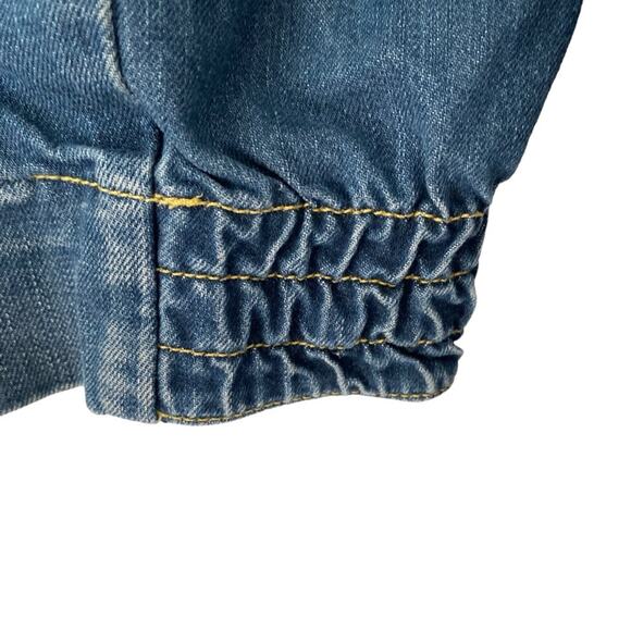 Vintage Levi’s Denim Jean Crop Jacket Zipper Made in Belgium size small - Picture 3 of 11